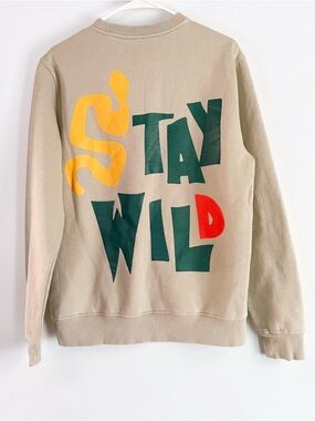 Retro Stay Wild Multicolored Sweatshirt
